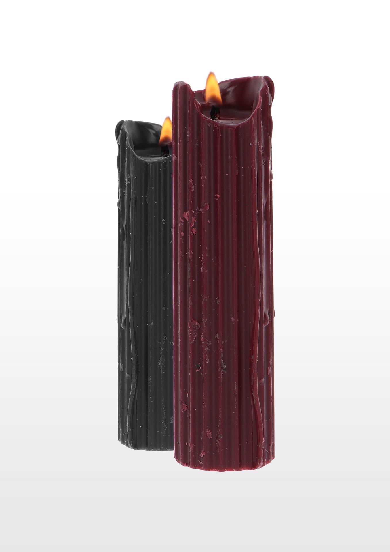 BDSM Drip Candles – vaško žvakės (2 vnt., juodos)