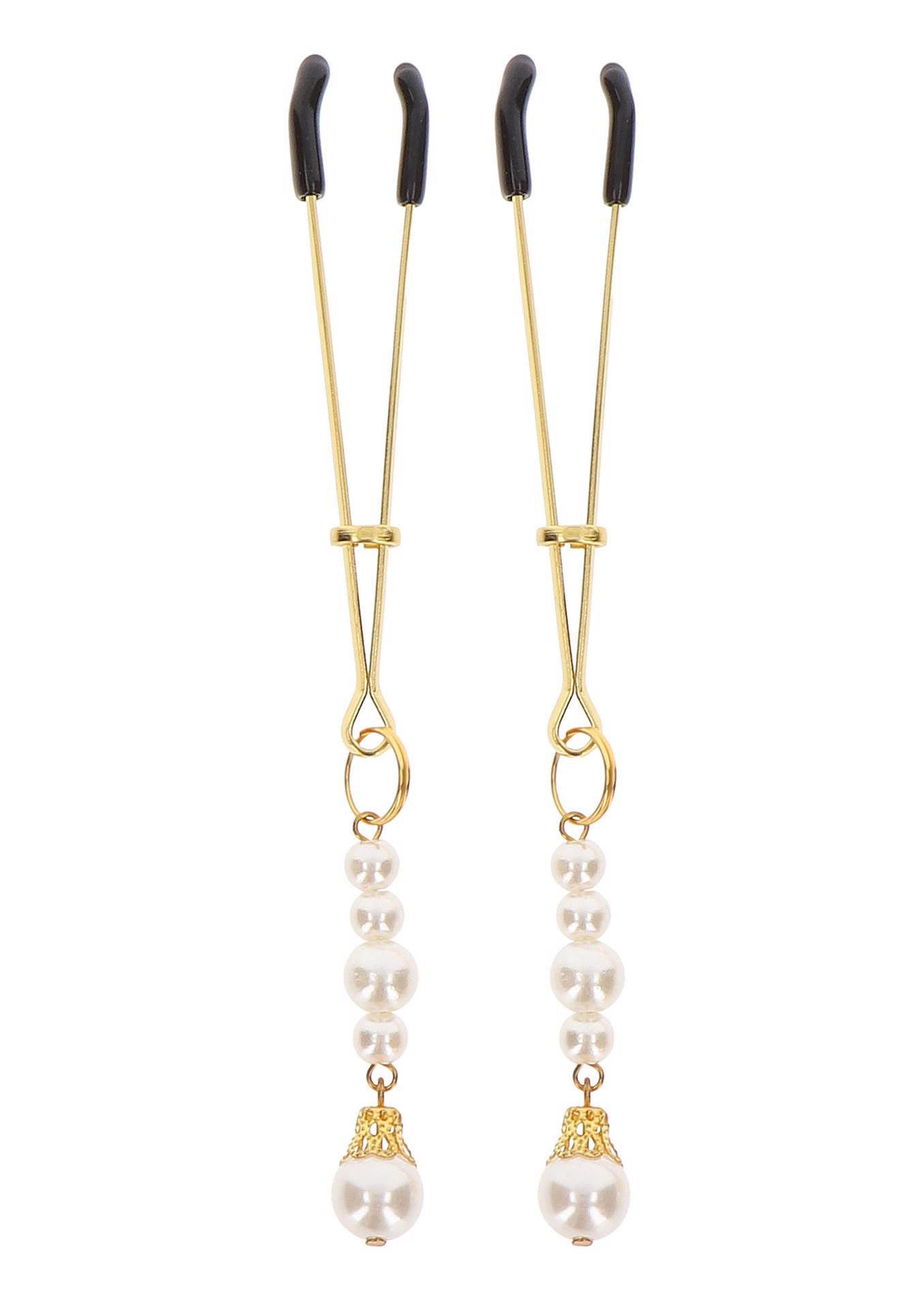 Tweezers With Pearls Gold - Image 9