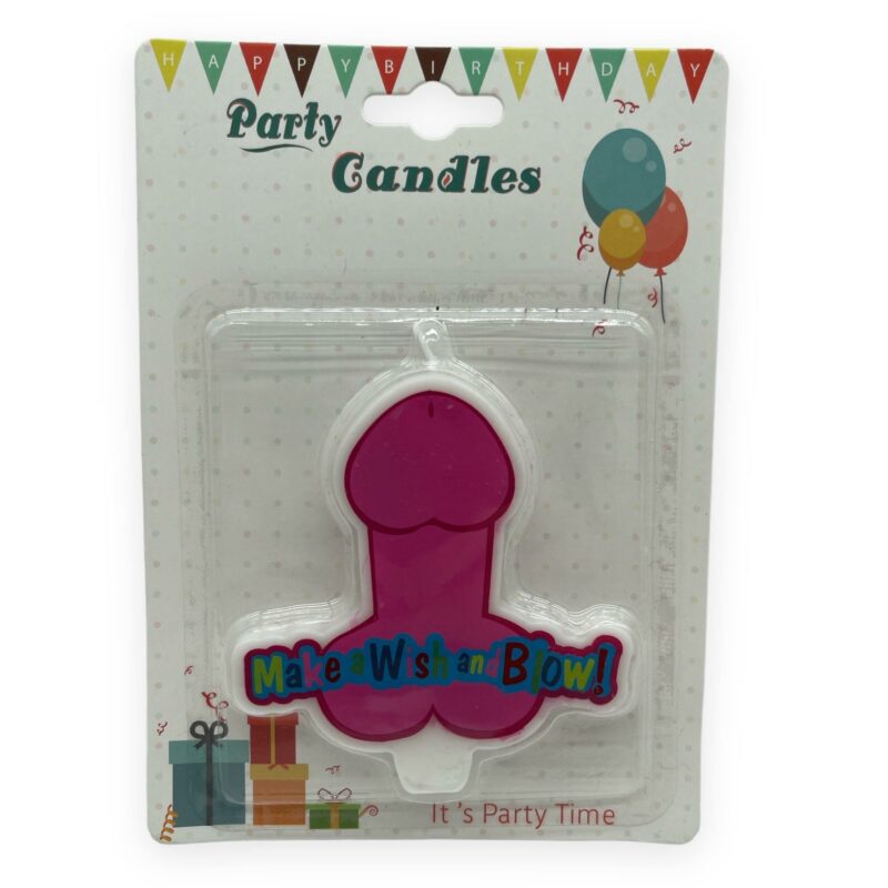 Penis Candle XL – vakarėlio žvakė (rožinė)