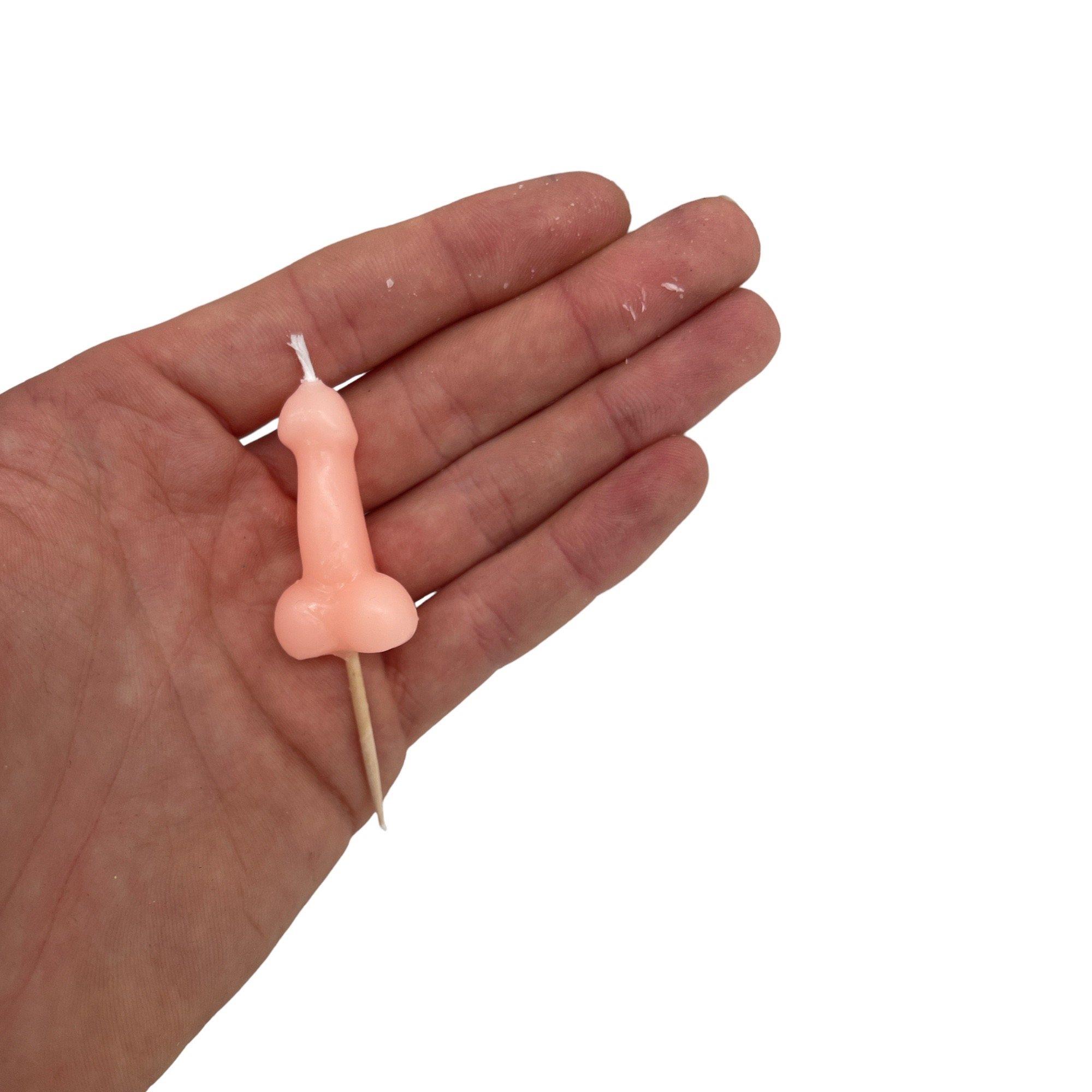 Penis Candle – 5 vnt. žvakių rinkinys (kūno spalvos) - Image 2
