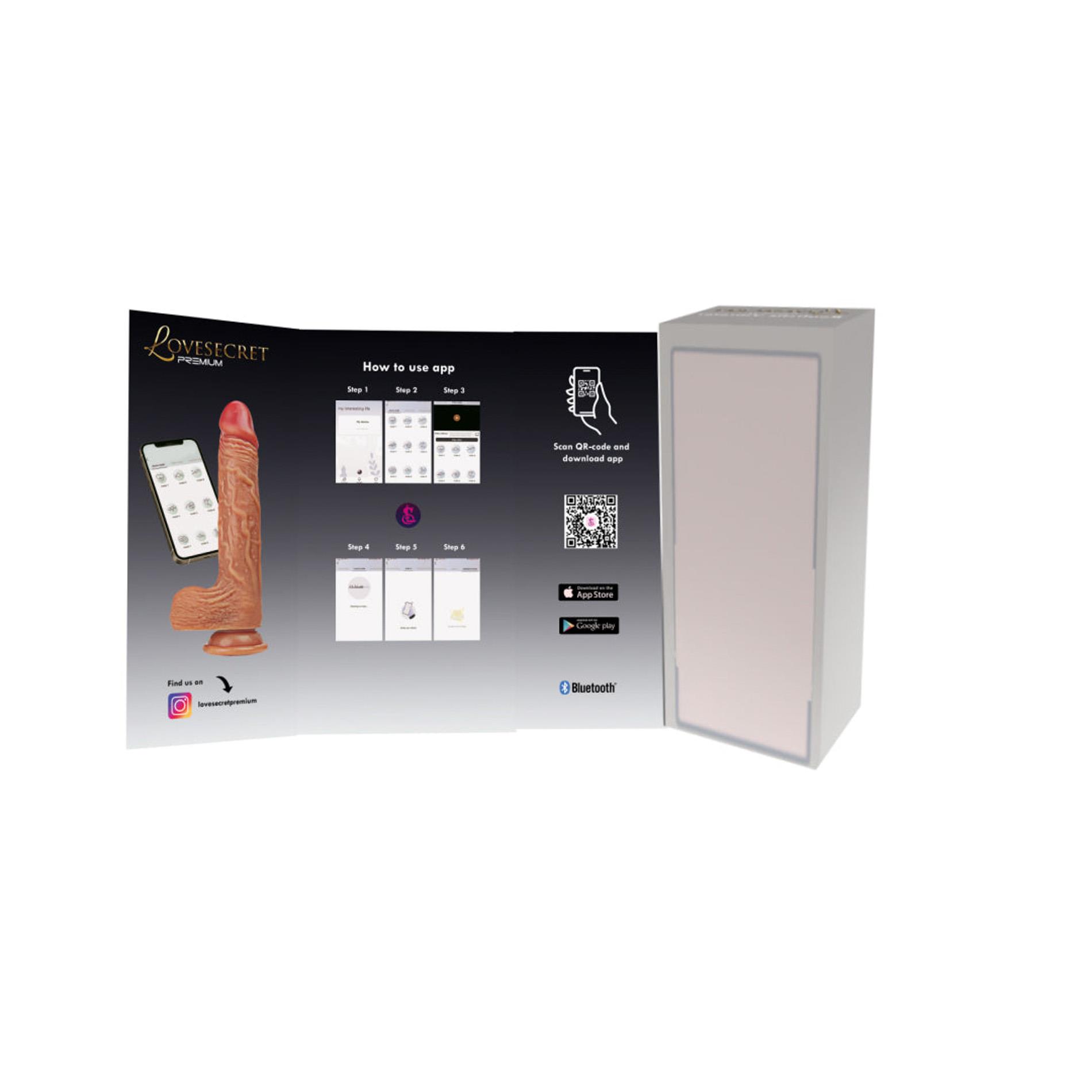 Lovesecret Premium tikroviškas vibratorius su programėle - Image 2