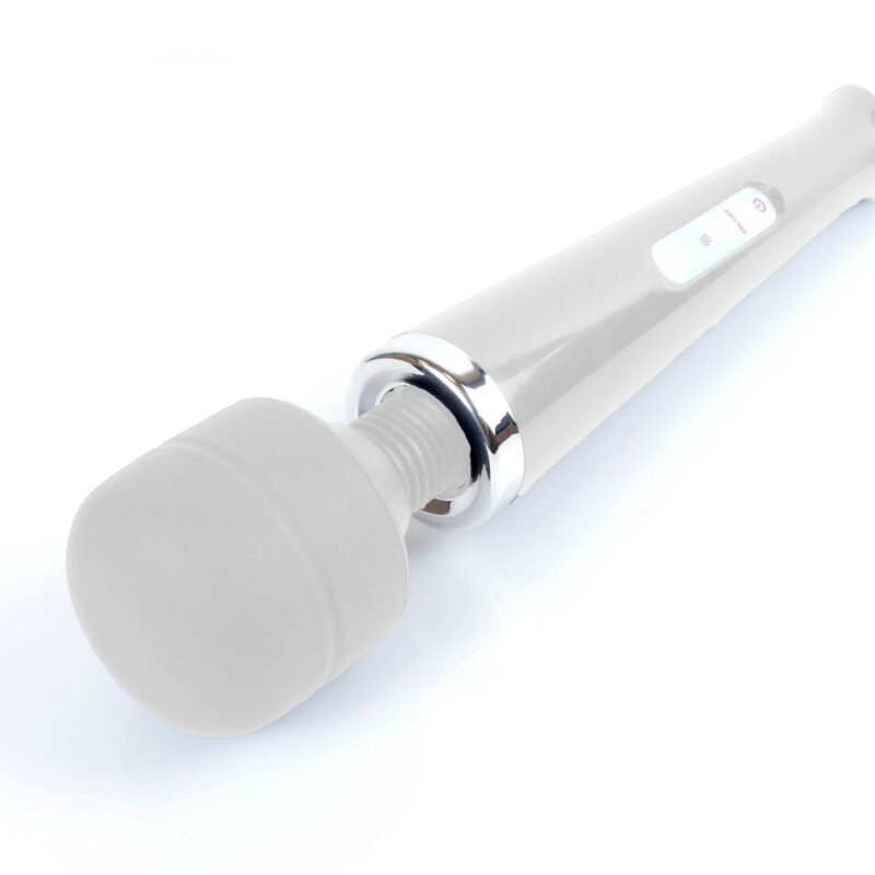 Magic Massager Wand – galingas vibromasažuoklis (Baltas, USB)