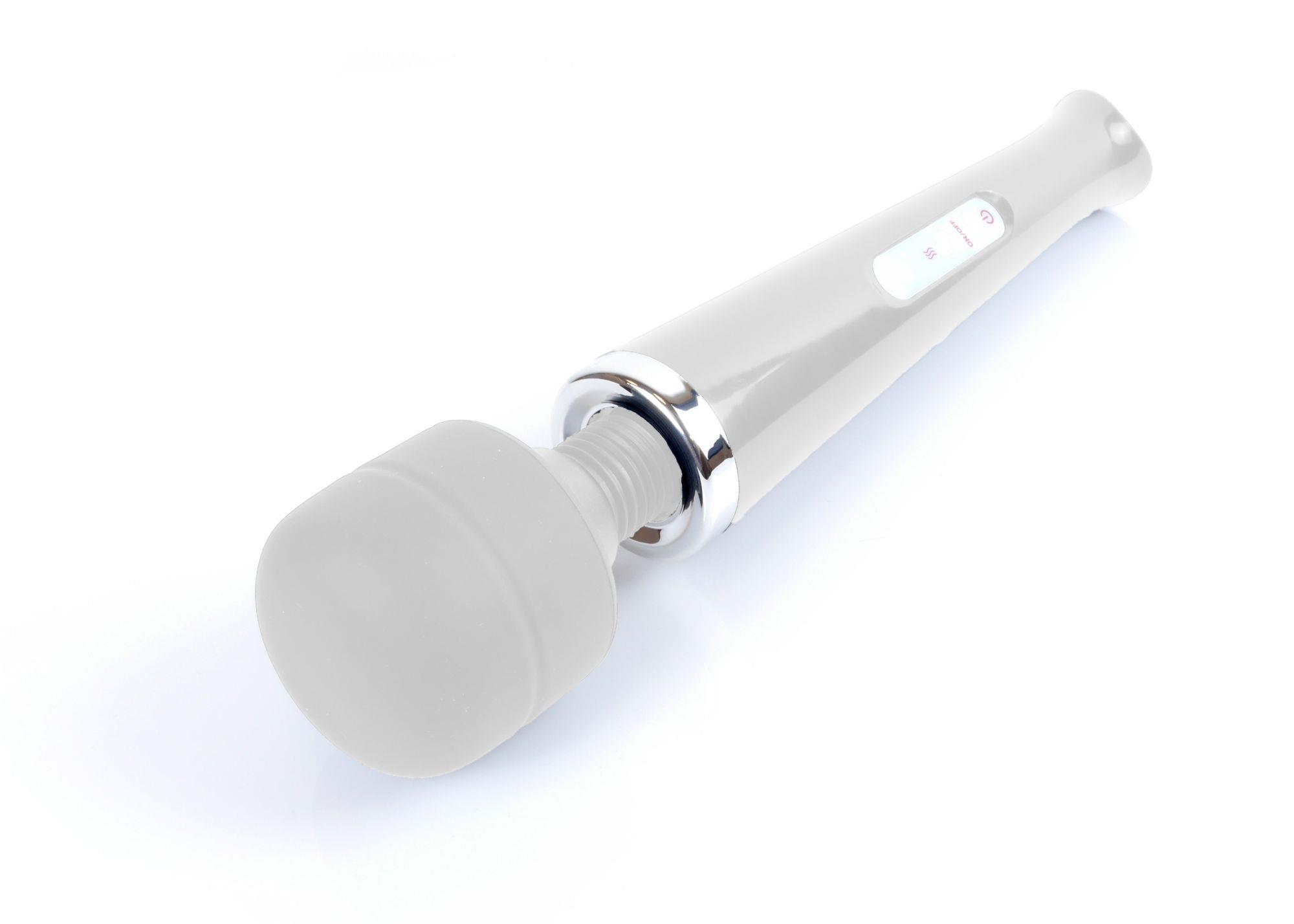 Magic Massager Wand – galingas vibromasažuoklis (Baltas, USB)