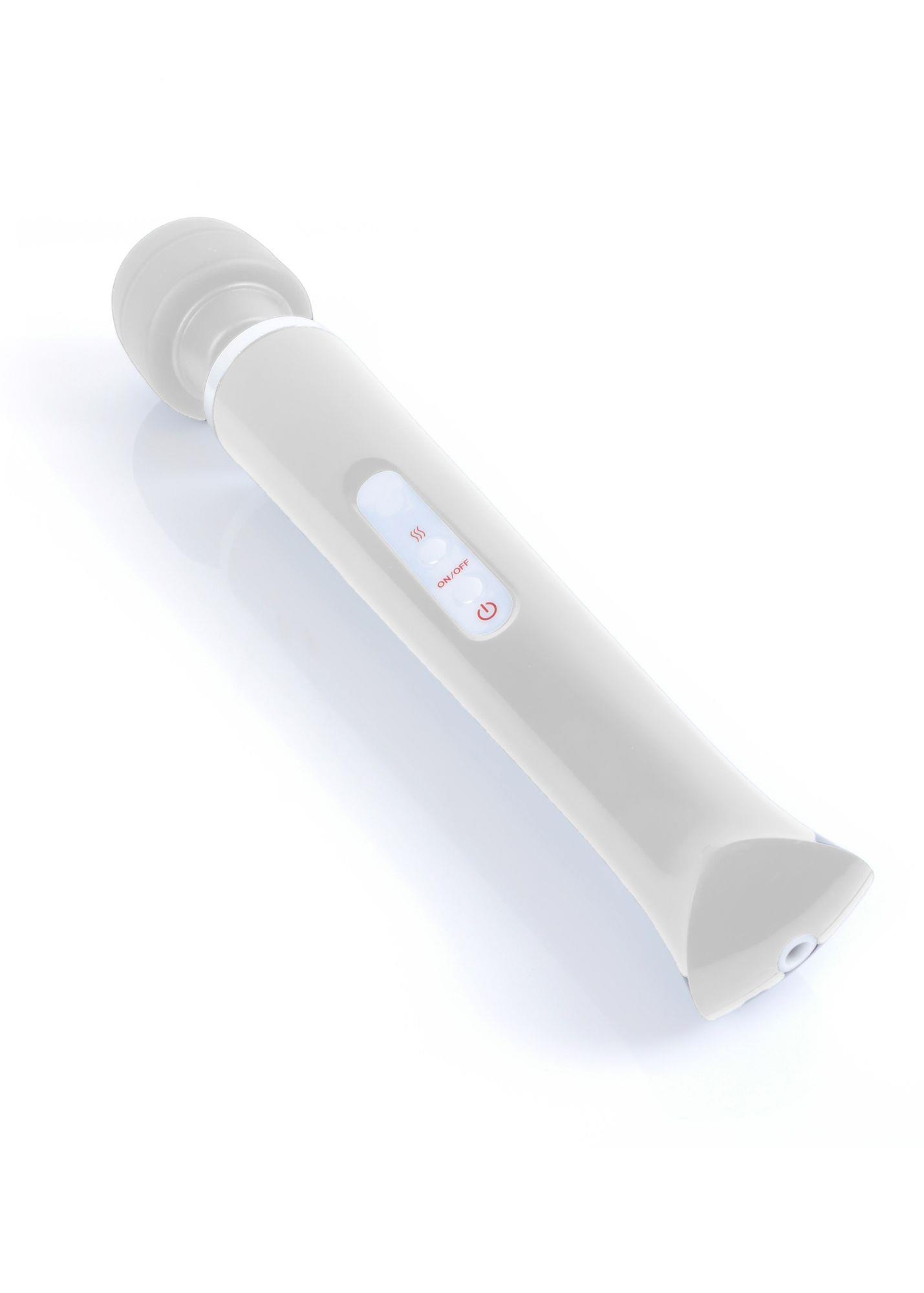 Magic Massager Wand – galingas vibromasažuoklis (Baltas, USB) - Image 5