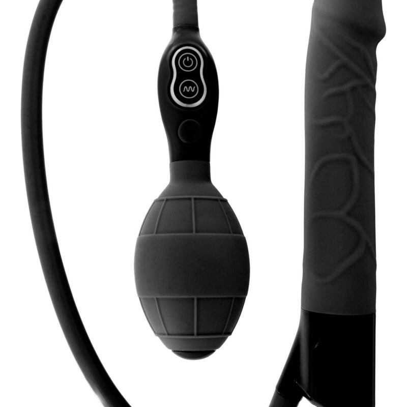Inflatable Vibrator – pripučiamas vibratorius (juodas)