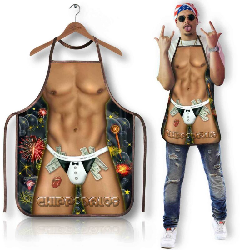 Gundanti prijuostė – dizainas „Chippendales“