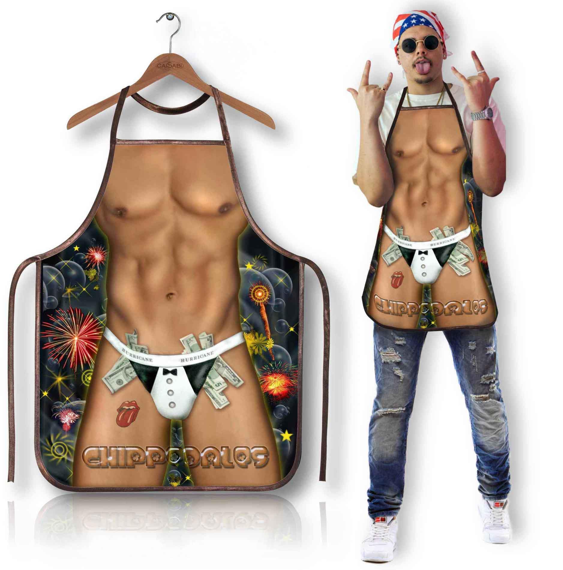 Gundanti prijuostė – dizainas „Chippendales“