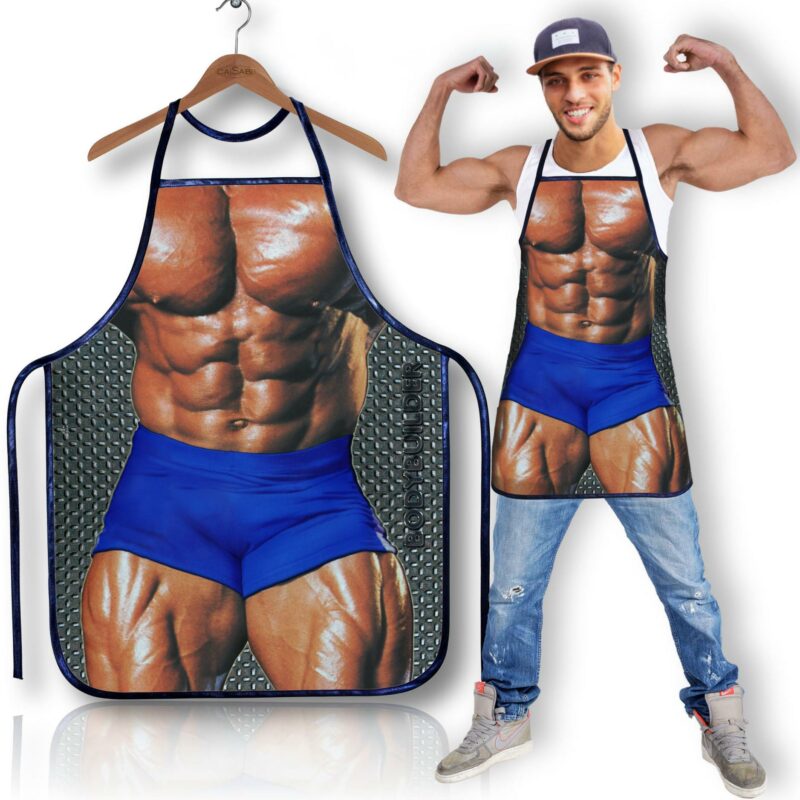 Gundanti vakarėlio prijuostė – „Raumenų meistras“