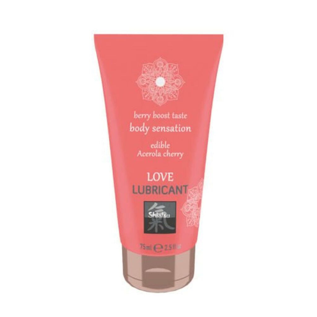 Shiatsu – valgomų lubrikantas (acerola vyšnių skonio, 200 ml)