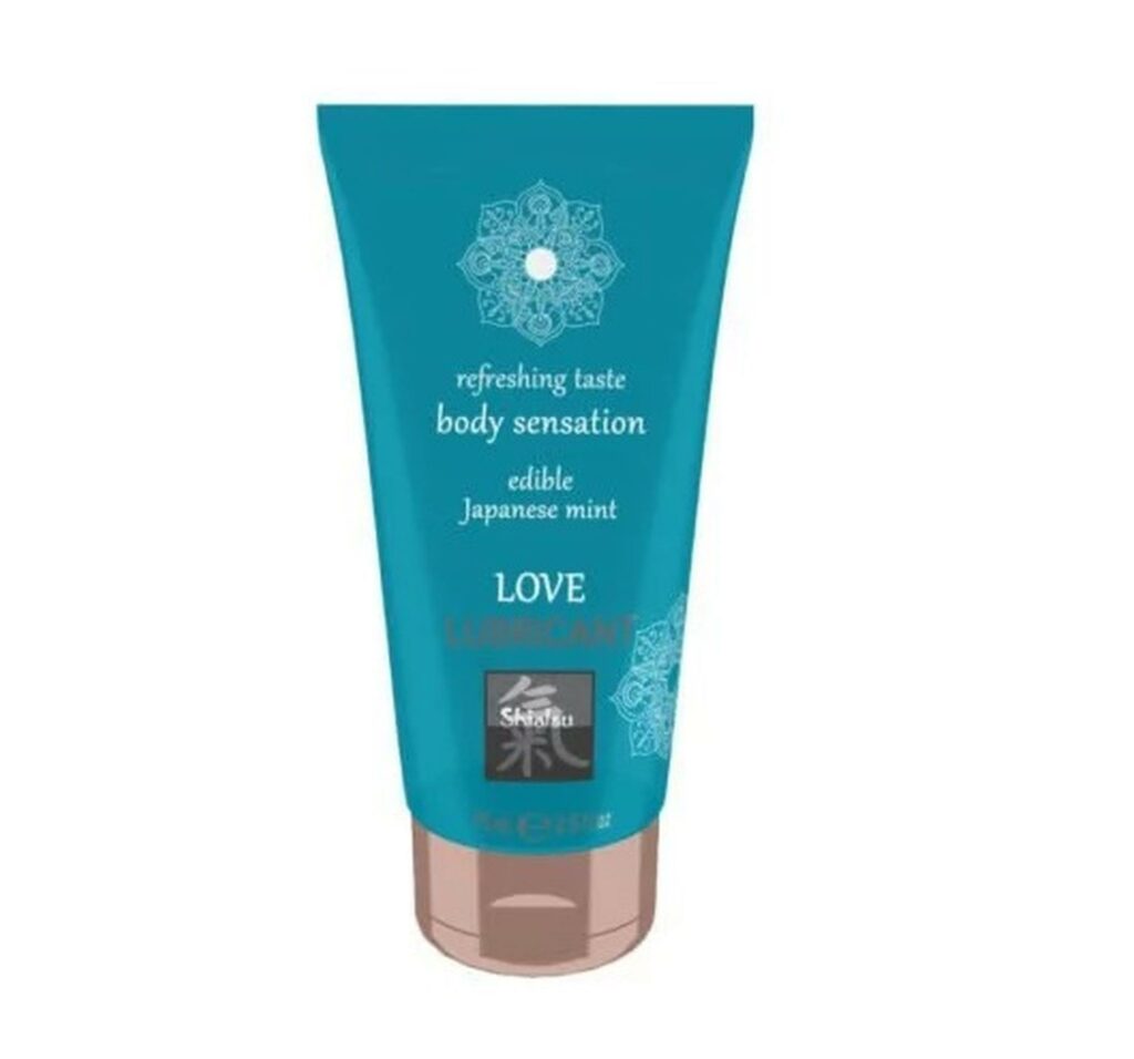 Shiatsu – valgomų lubrikantas (japoniškų slyvų skonio, 200 ml)