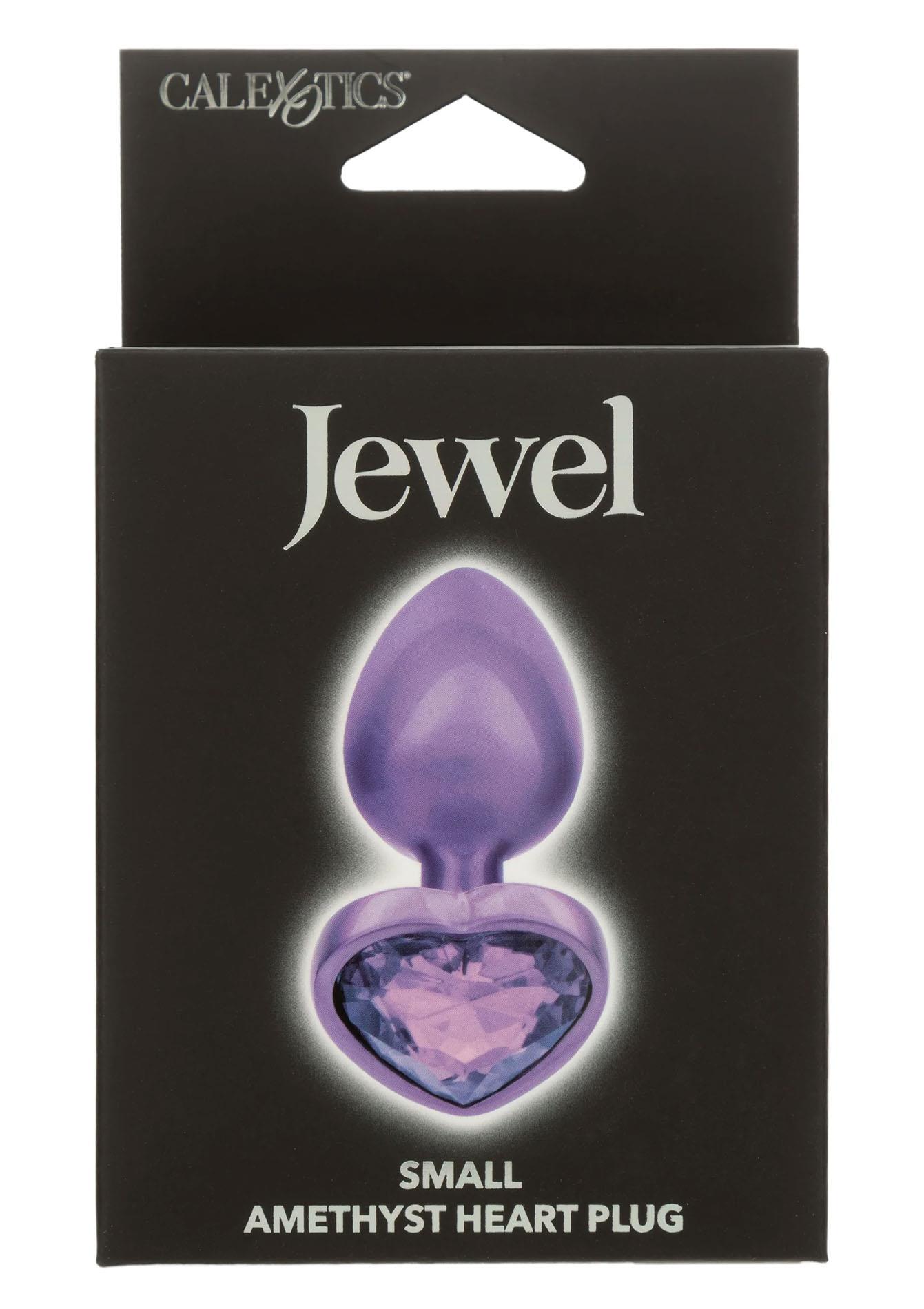 Analinis kamštis su širdelės formos kristalu (mažas) - Image 2