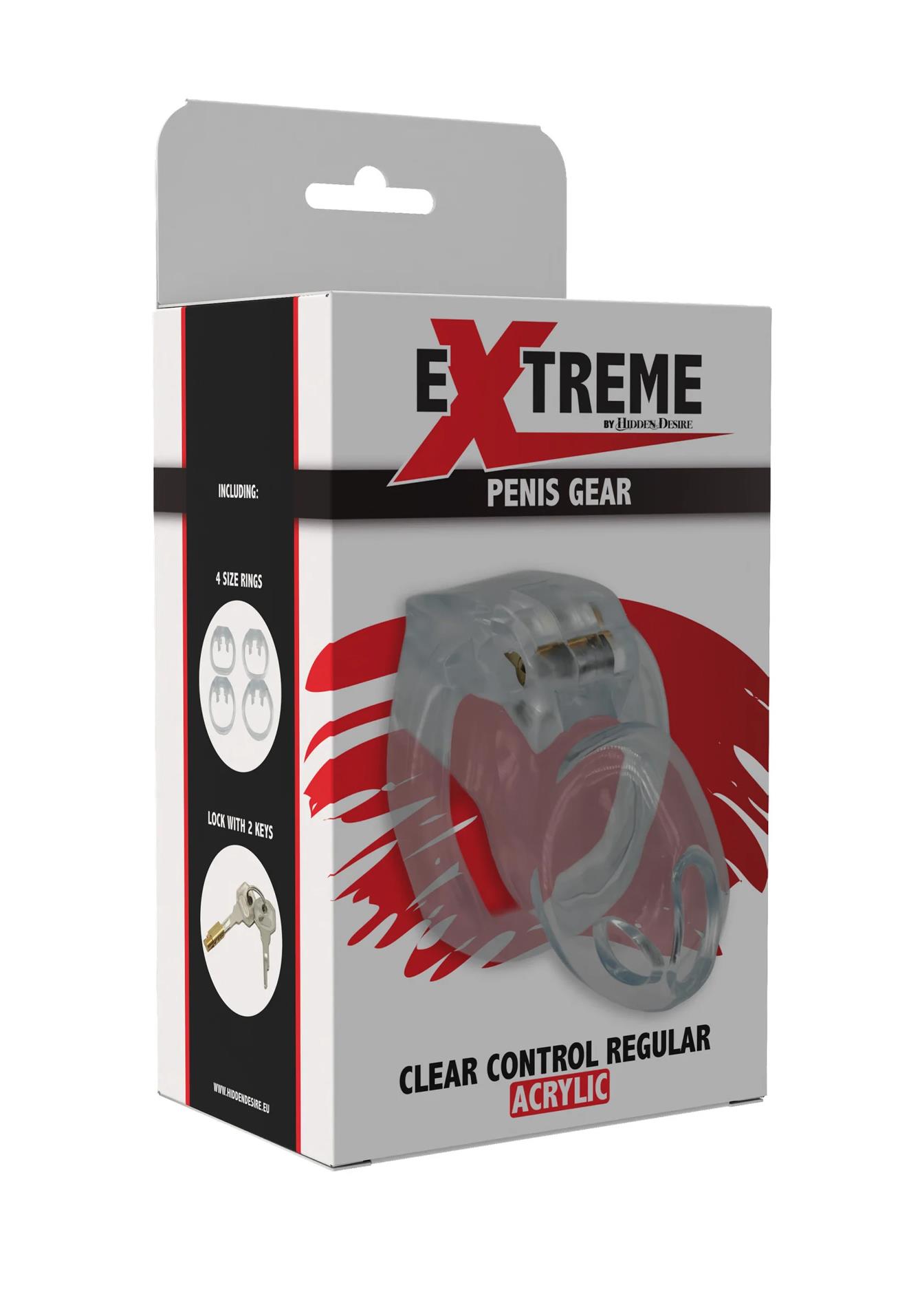 Clear Control Cock Cage Regular - Image 6