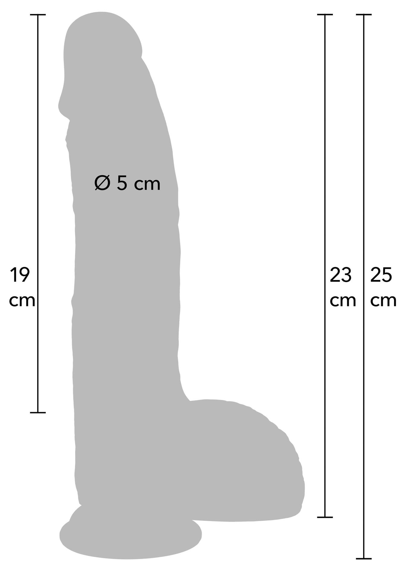 Realistic Dildo – itin tikroviškas dildo (23 cm) - Image 11