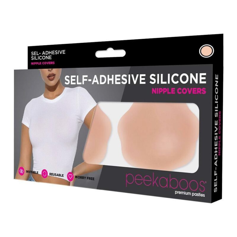 Peekaboos silikoniniai lipdukai speneliams (kūno spalvos)