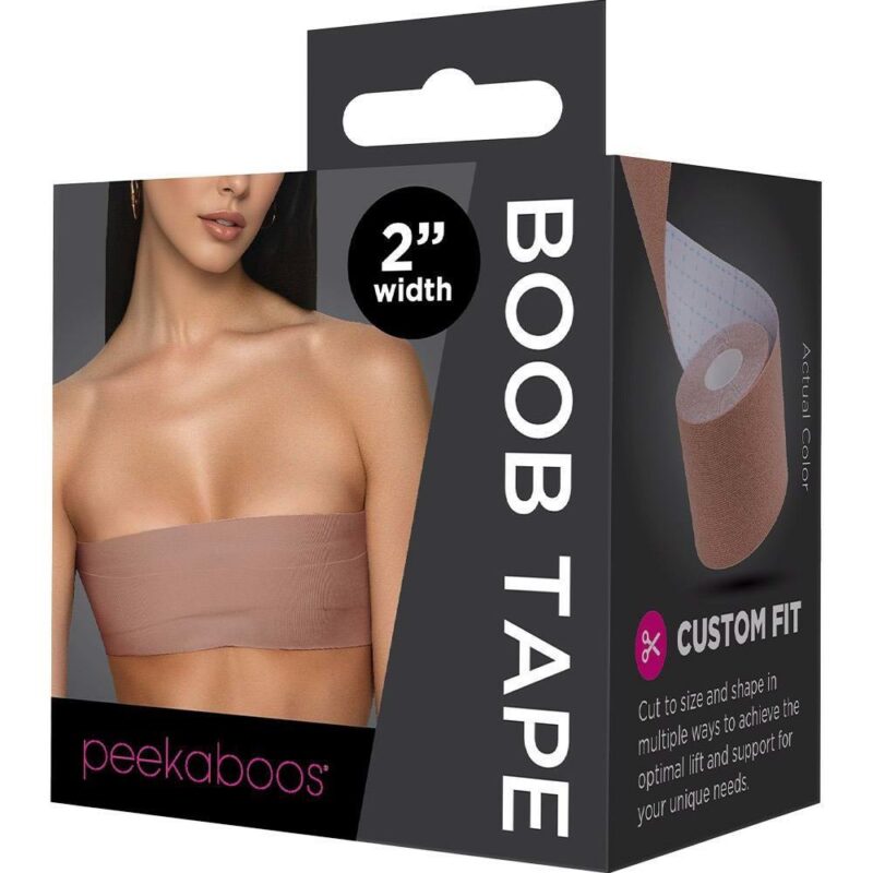 Peekaboos Boob Tape – elastinė juosta krūtinei (šviesi, 4.5 m)