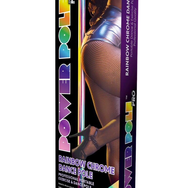 Power Pole – vaivorykštinis šokių stulpas (chromas)