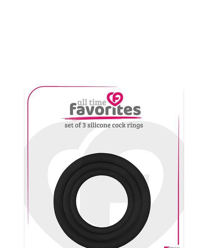 Silikoninių žiedų rinkinys (3 vnt.)