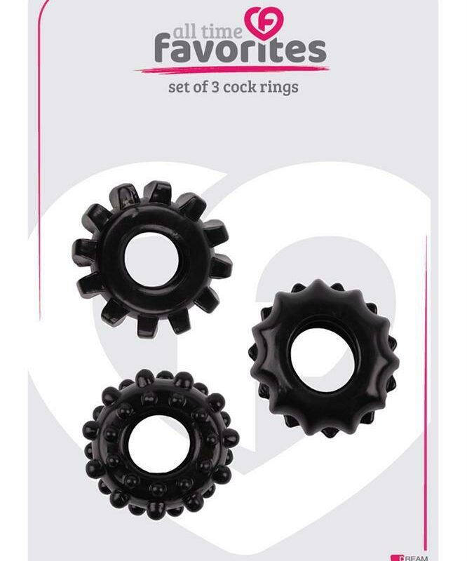 Silikoninių žiedų rinkinys (3 vnt.)