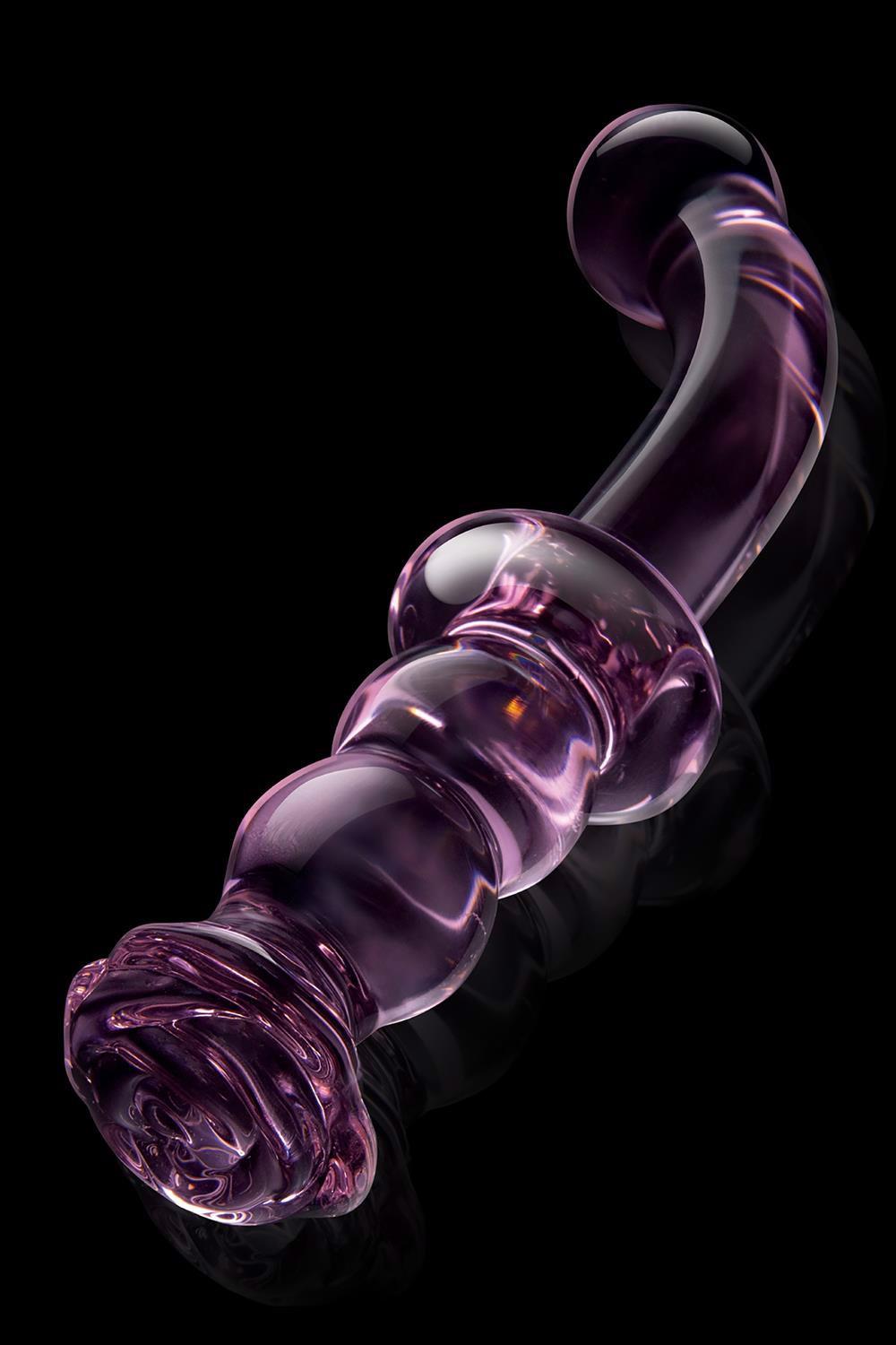 Glaze Rosebud – stiklinis G taško dildo - Image 5