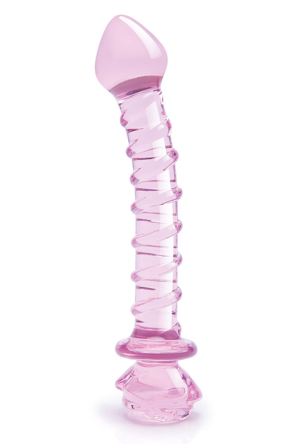 Glaze Rosebud – rankų darbo stiklinis dildo - Image 2