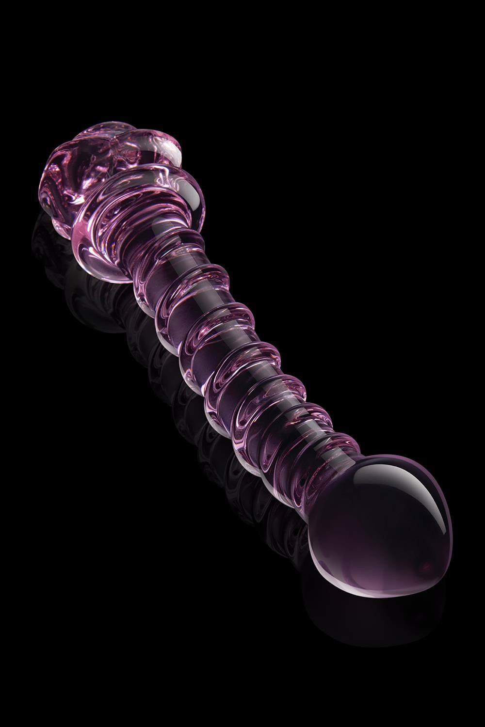 Glaze Rosebud – rankų darbo stiklinis dildo - Image 4