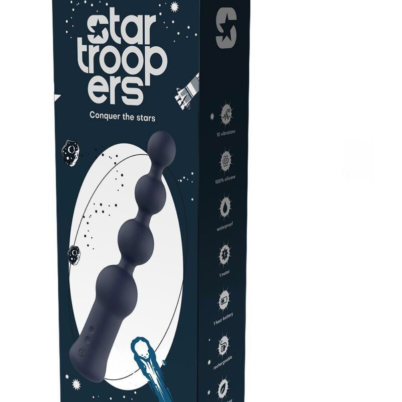 Star Trooper Hubble – didelis vibruojantis analinis karoliukas