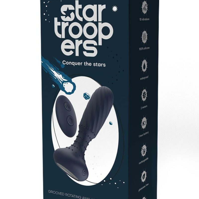 Startroopers Titan Vibrating Anal Vibe With Remote
