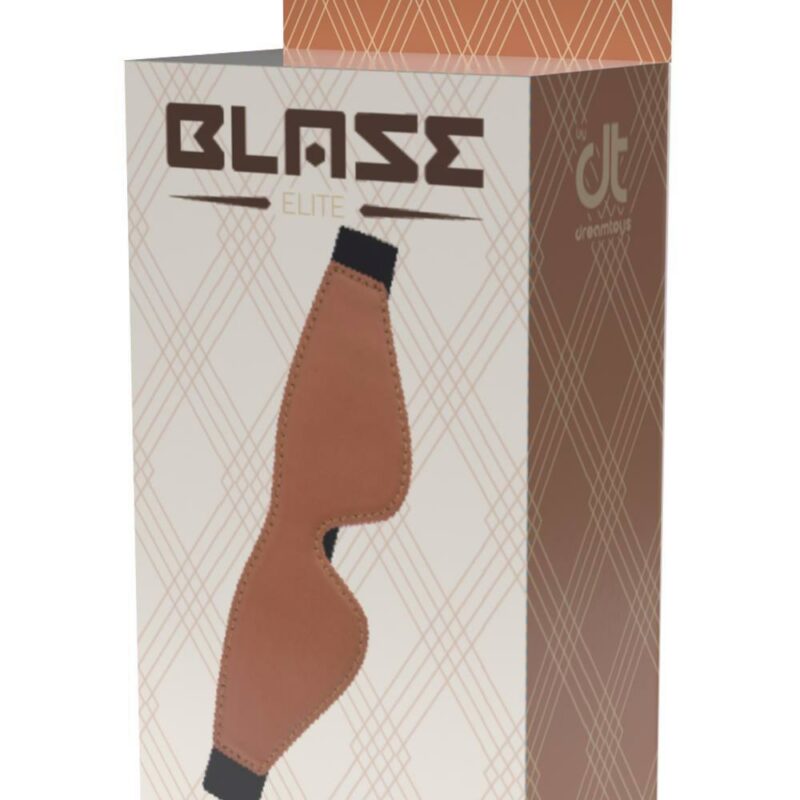 Blaze Elite – akių kaukė (Cognac oda)