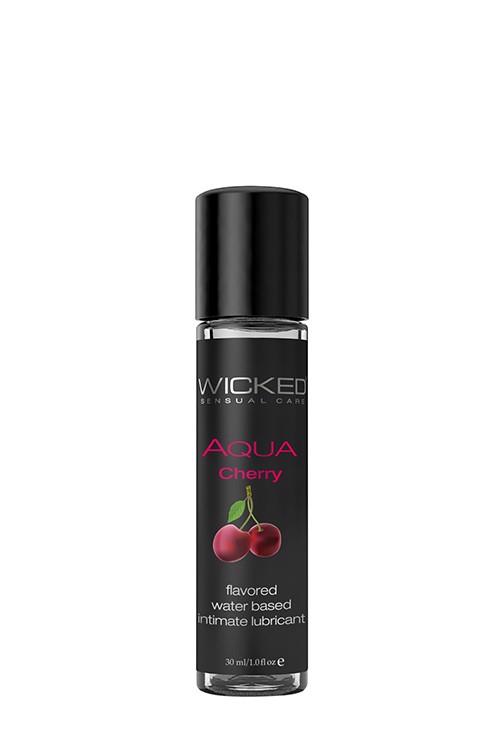 Wicked Aqua – vyšnių skonio lubrikantas (30 ml)
