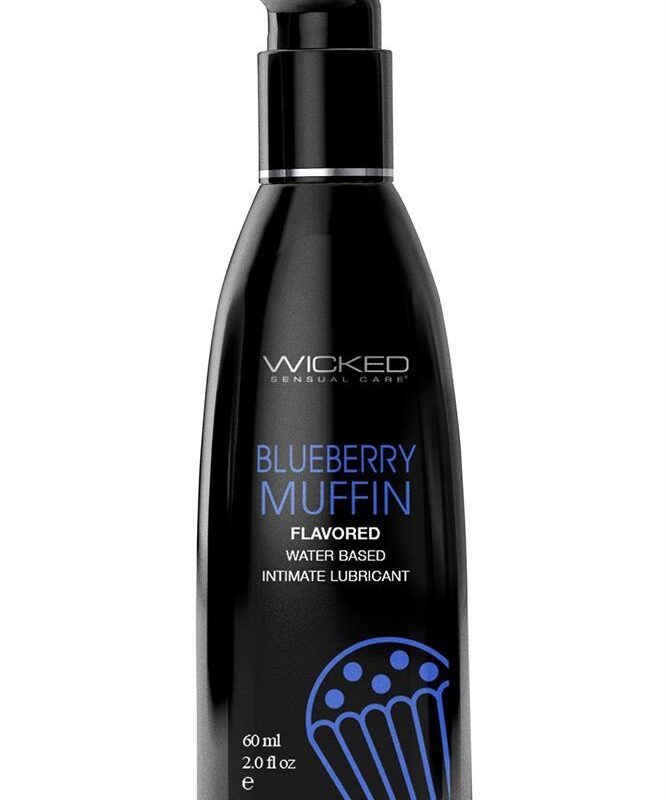 Wicked Aqua – mėlynių keksiukų skonio lubrikantas (60 ml)