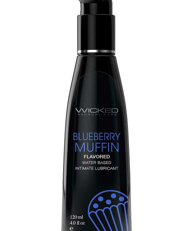 Wicked Aqua – mėlynių keksiukų skonio lubrikantas (120 ml)