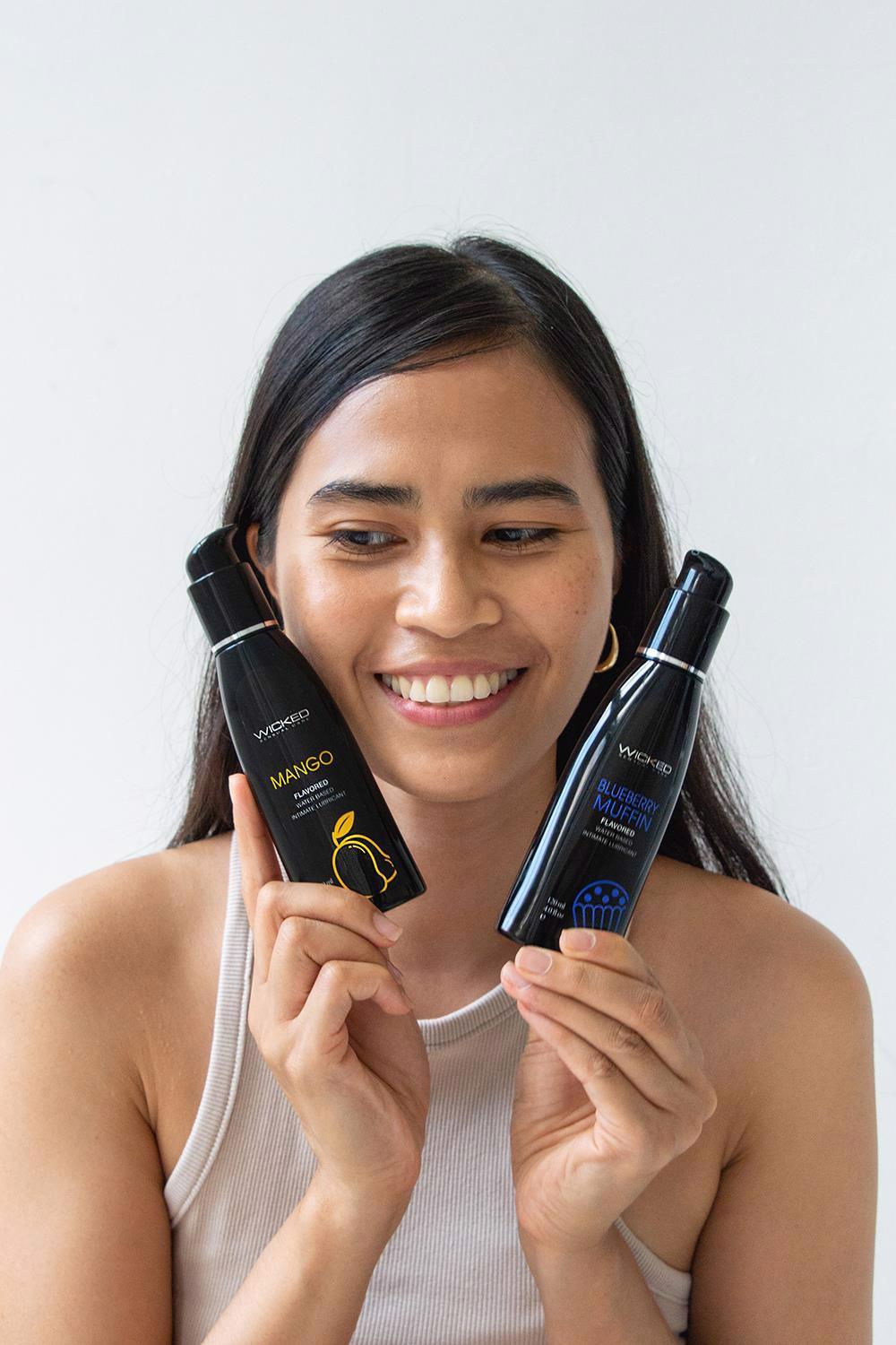 Wicked Aqua – mėlynių keksiukų skonio lubrikantas (120 ml) - Image 4