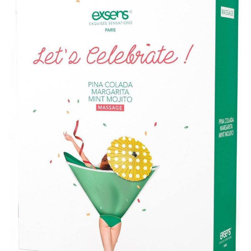 Exsens Let's Celebrate! – gundančių priemonių rinkinys