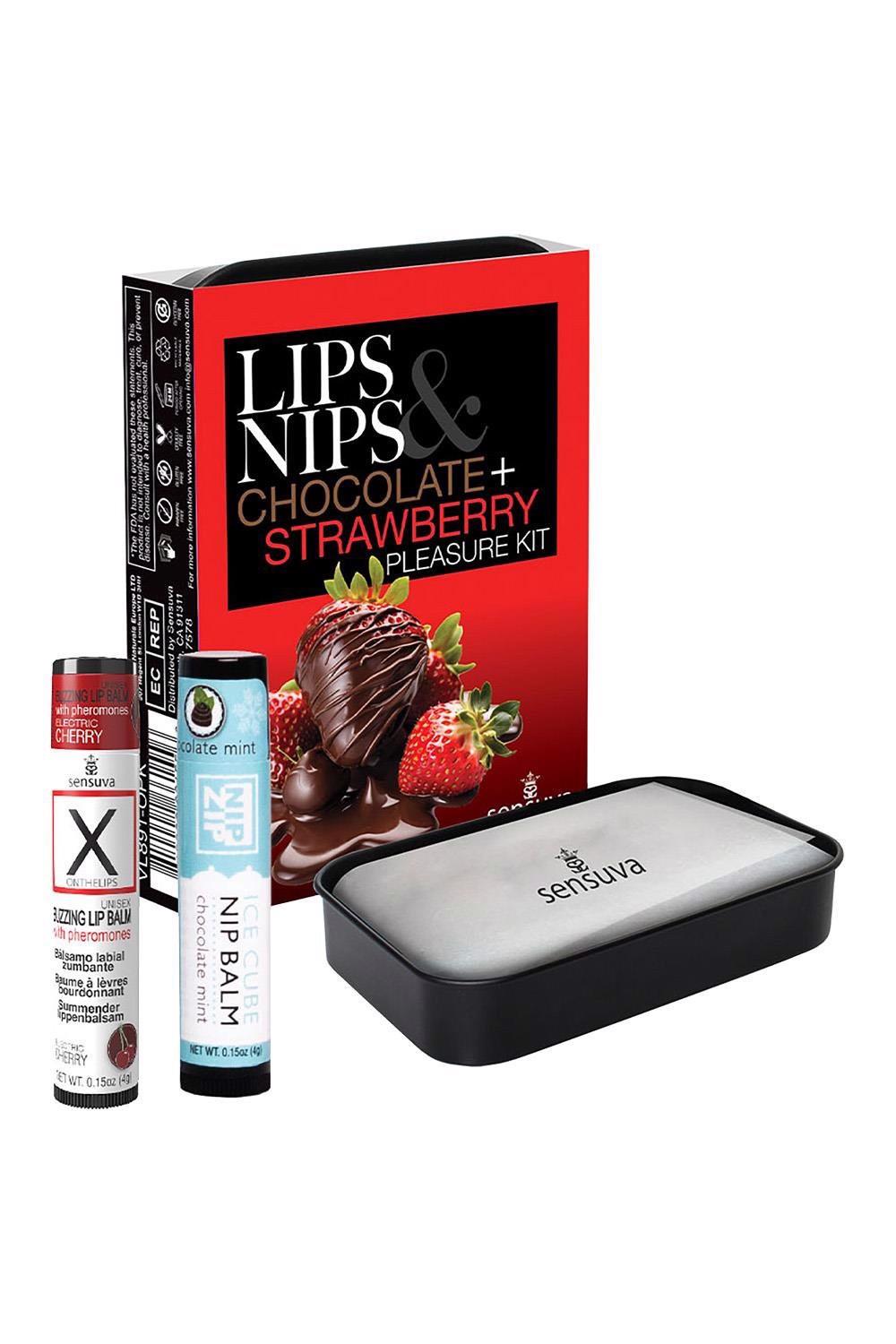 Sensuva Lips and Nips – malonumo rinkinys (šokoladas) - Image 2