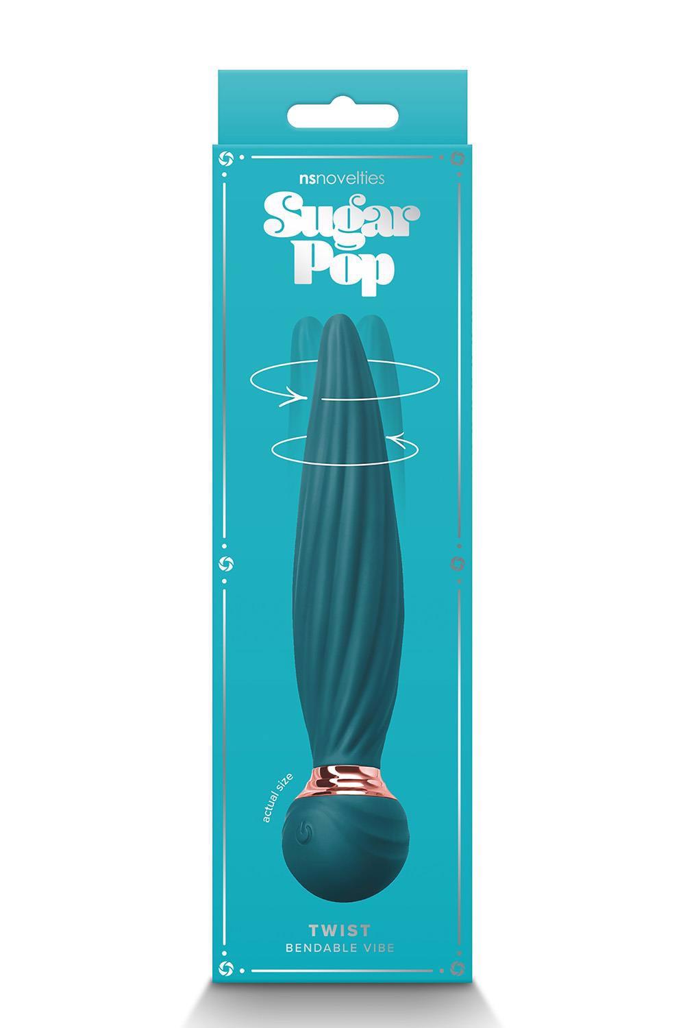Sugar Pop Twist – galingas vibratorius (teal)