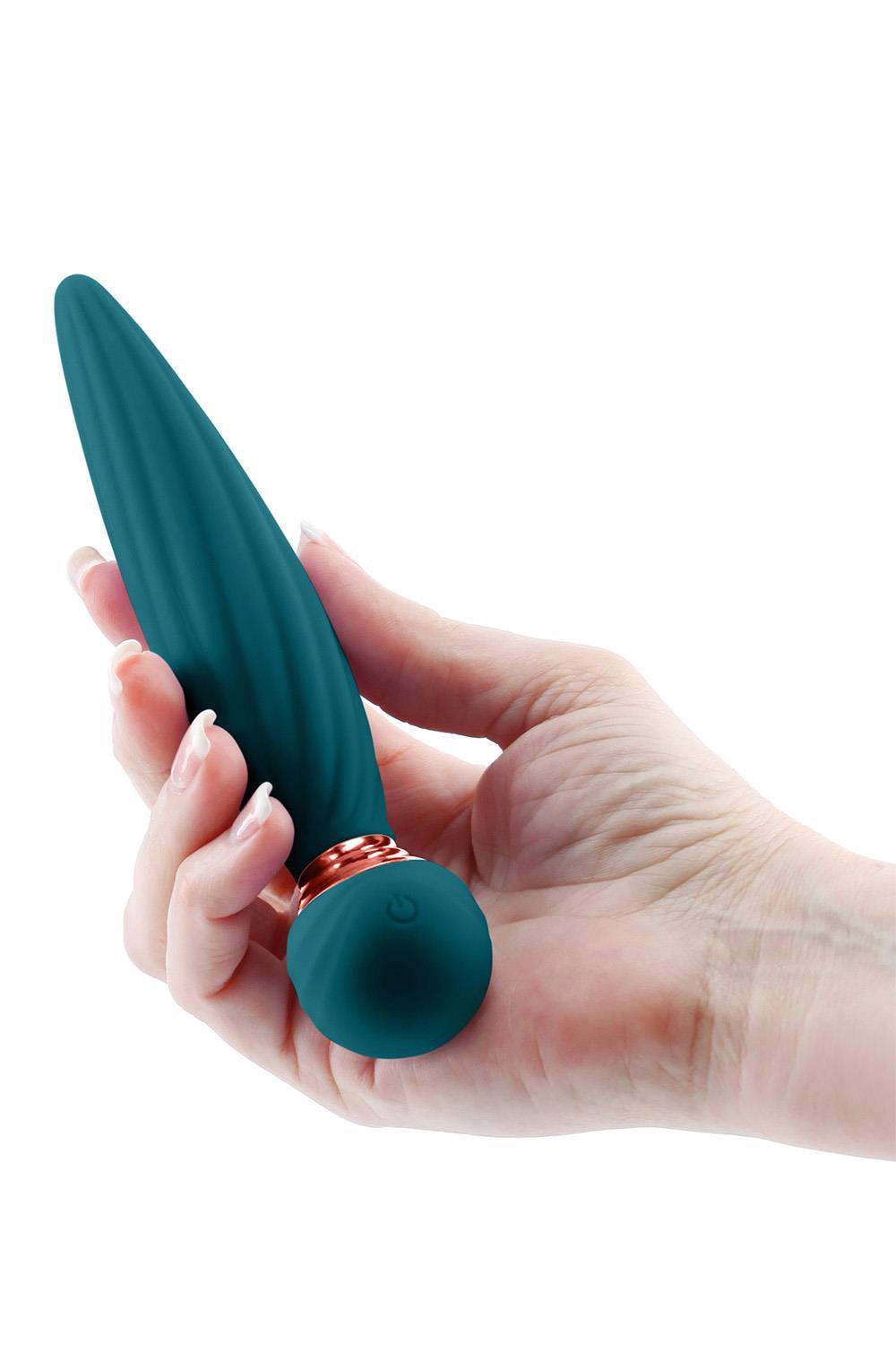 Sugar Pop Twist – galingas vibratorius (teal) - Image 3