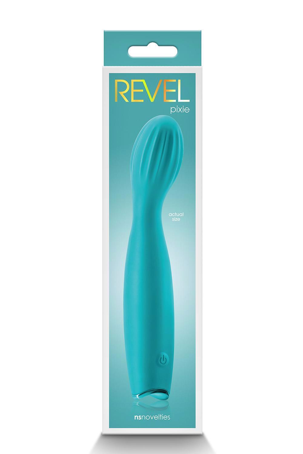 Revel Pixie – lankstus G taško vibratorius (teal)
