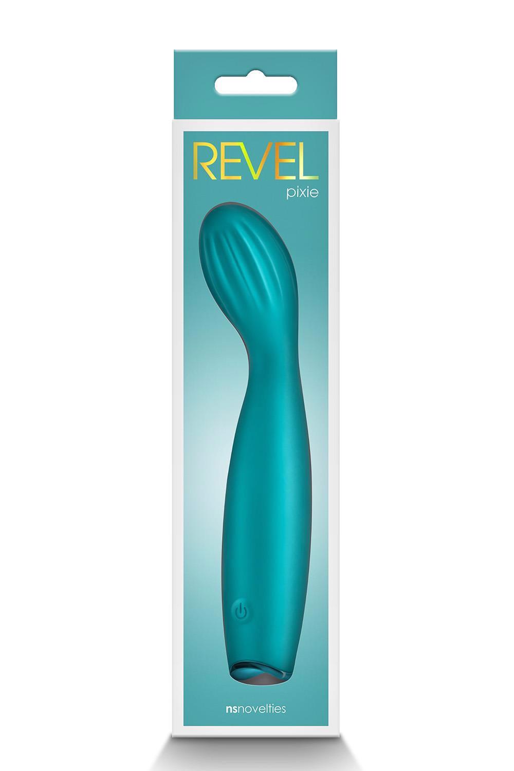 Revel Pixie – lankstus G taško vibratorius (teal) - Image 4