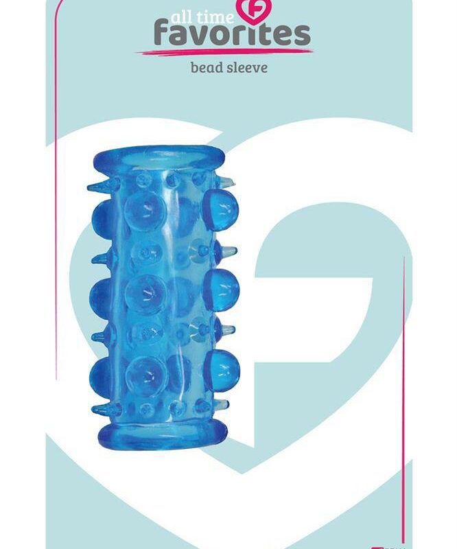 Bead Sleeve – stimuliuojanti varpos mova (mėlyna)