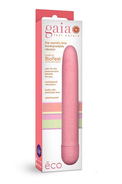Gaia Eco Vibe – ekologiškas vibratorius (koralinis)