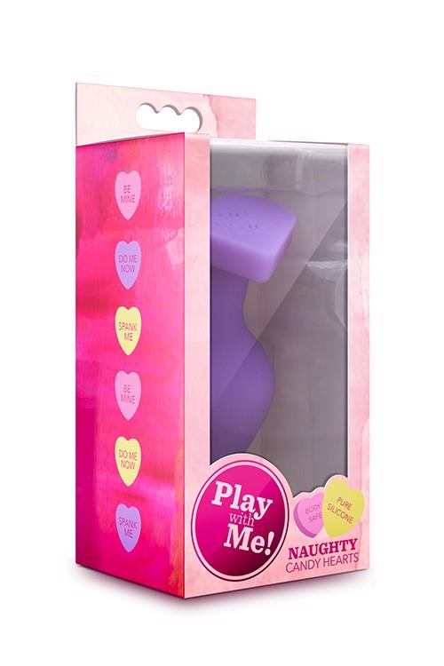 PLAY WITH ME CANDY HEART DO ME PURPLE