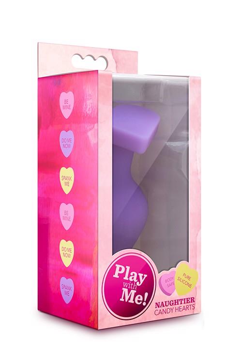 PLAY WITH ME CANDY HEART FUCK ME PURPLE