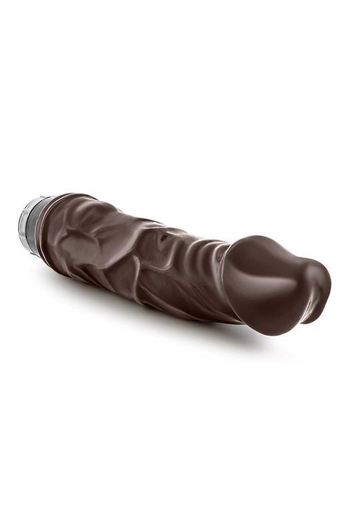 Dr. Skin Vibe 6 – vibruojantis dildo (šokoladas) - Image 5