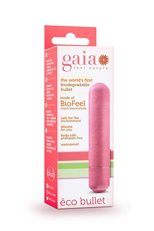 Gaia Eco Bullet – ekologiškas vibro kiaušinis (koralinis)