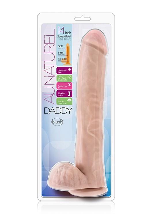 Au Naturel Daddy – milžiniškas dildo (35 cm)