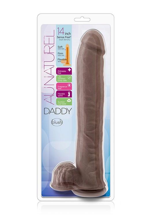 Au Naturel Daddy – milžiniškas dildo (35 cm)