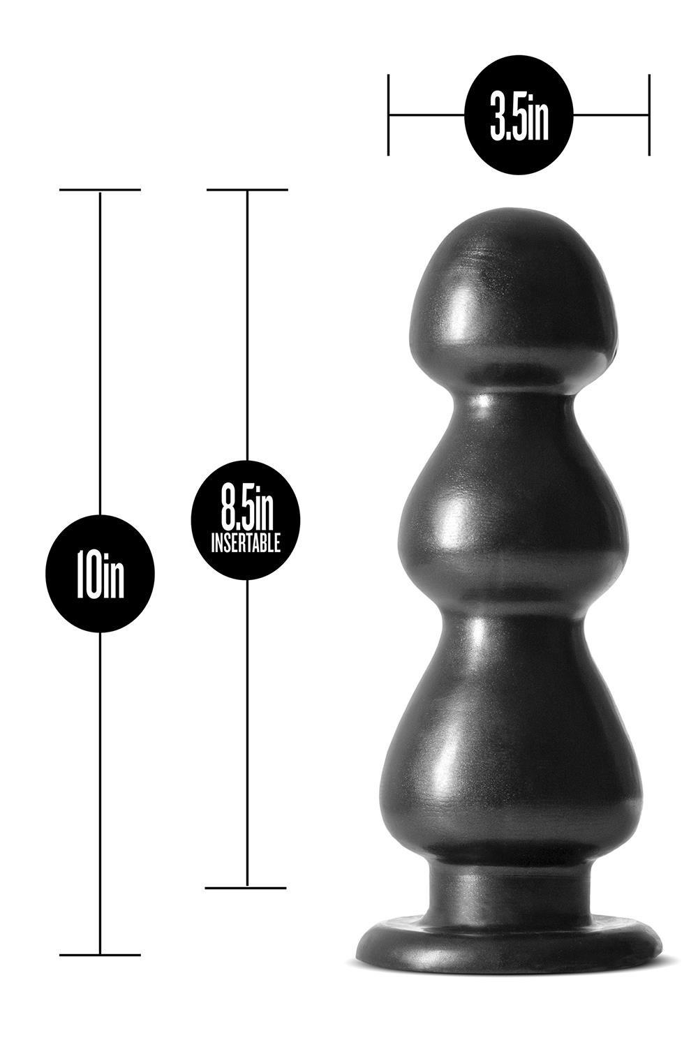 Jet Fierce – didelis analinis kamštis (juodas) - Image 4