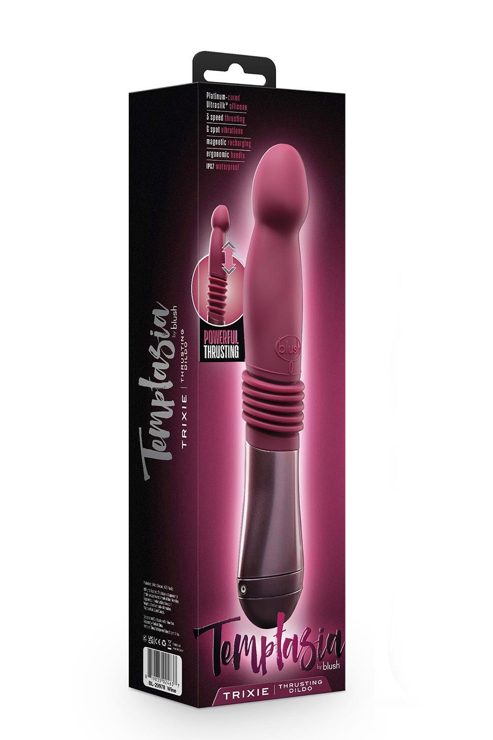 Temptasia Trixie – vibruojantis judantis dildo