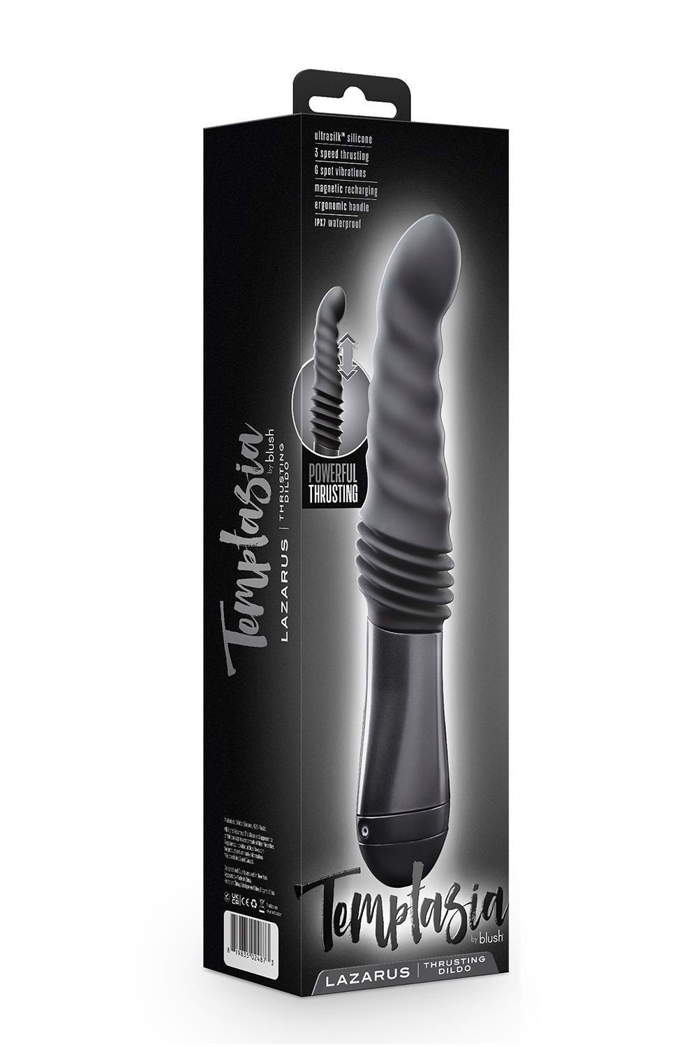 Temptasia Lazarus – vibruojantis judantis dildo