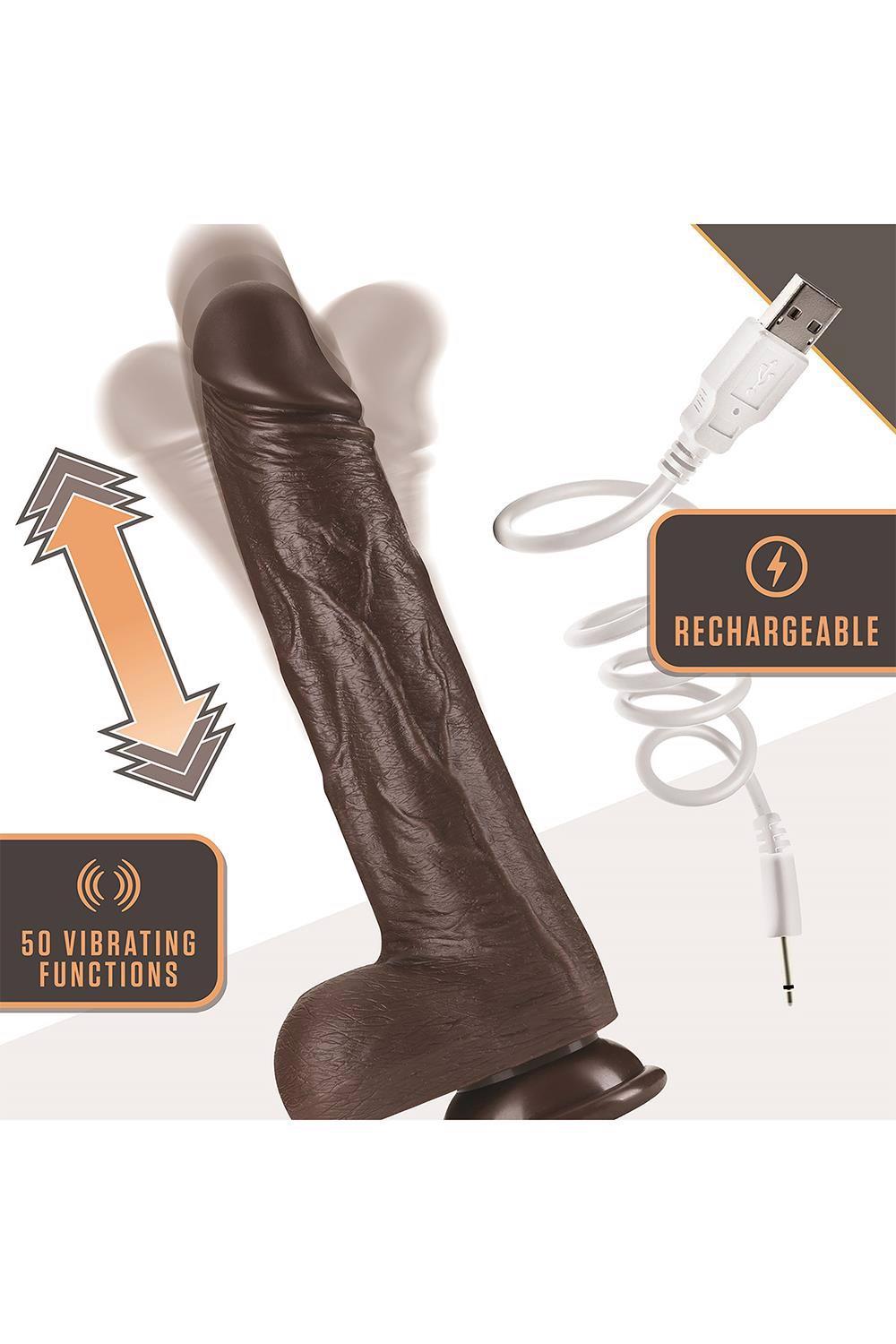 Dr. Skin – vibruojantis judantis dildo (Dr. Murphy) - Image 9